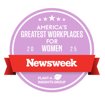 Newsweek Logo Great Workplaces for Wormen 2025